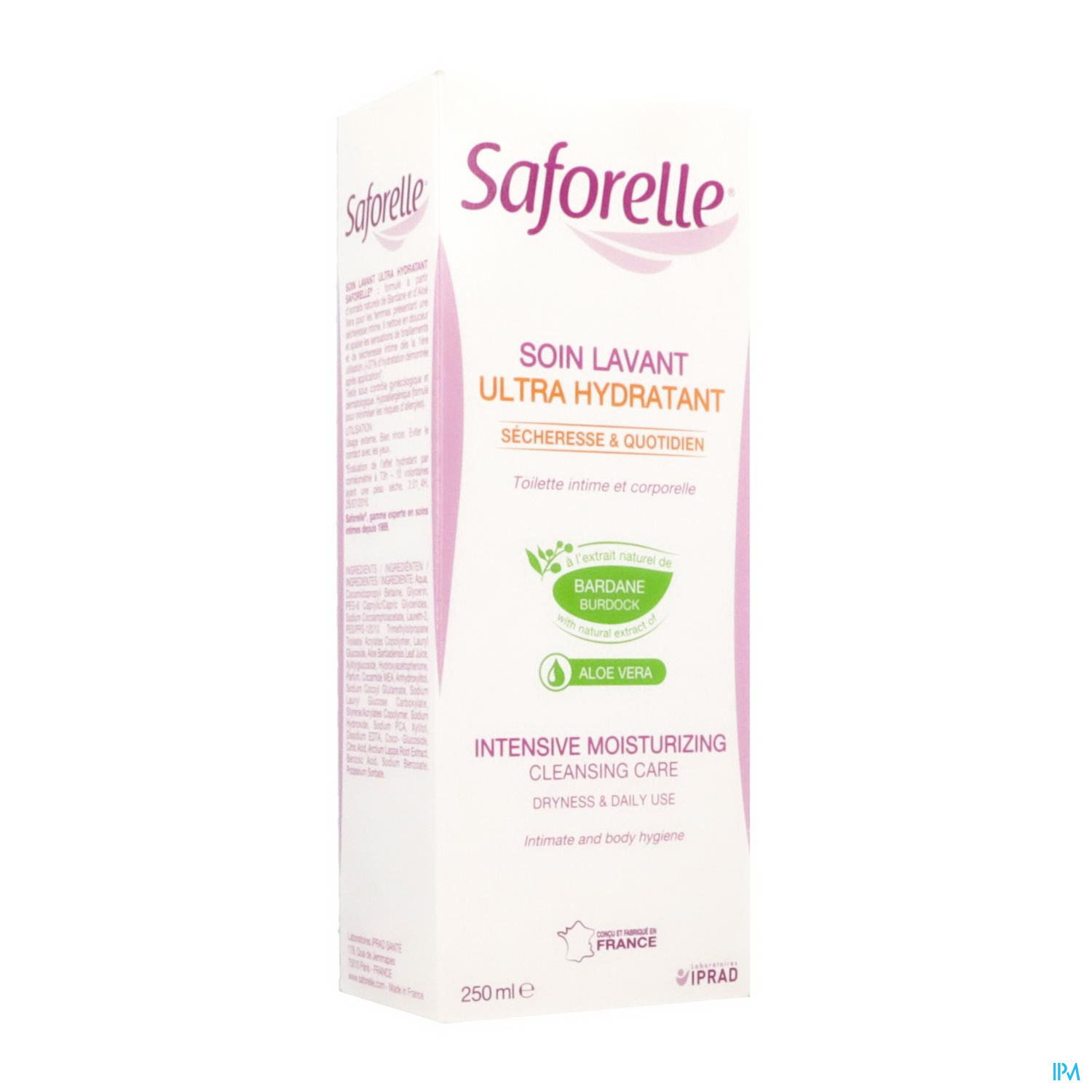 SAFORELLE Soin Lavant Ultra Hydratant Sécheresse et Quotidien 250 ml -  SunuShopping