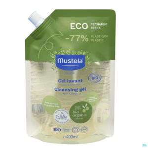 MUSTELA BIO GEL LAVANT ECO RECH. 400ML