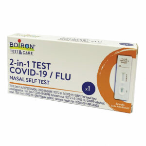TEST COVID19&FLU 2IN1 NASAL SELFTEST 1 BOIRON