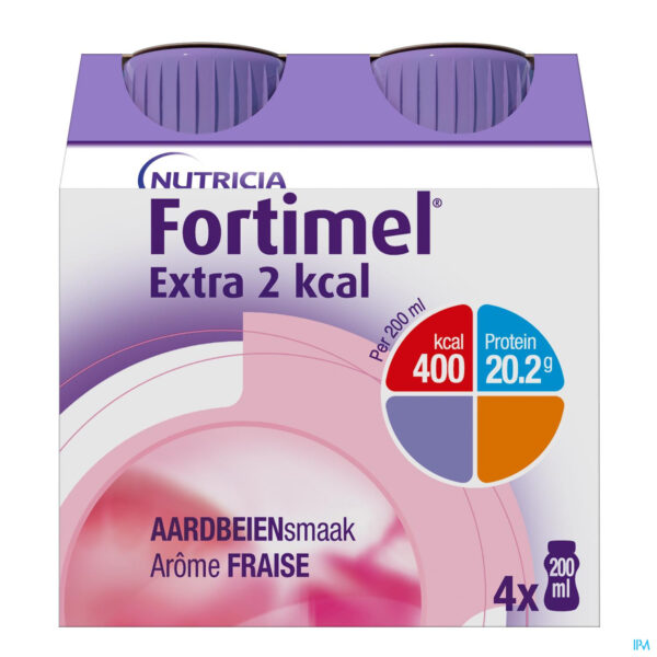 FORTIMEL EXTRA 2 KCAL FRAISE 4*200 ML