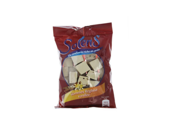 SOLENS GOMMES REGLISSE VANILLEE 100 G
