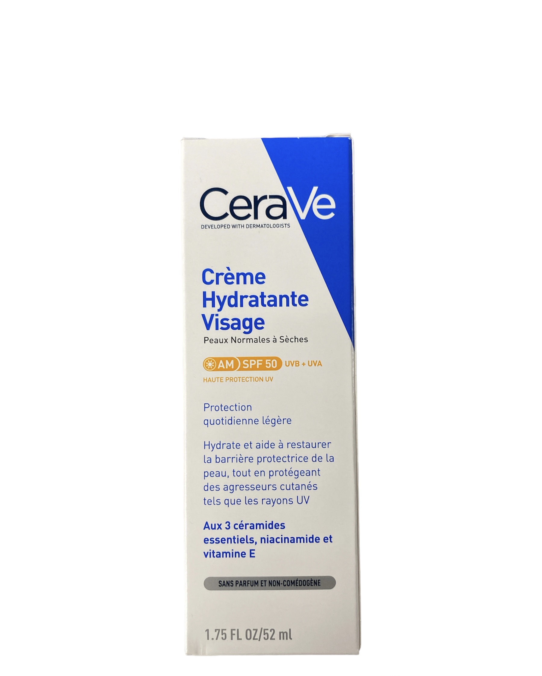 CeraVe Crème Hydratante Visage SPF50 52 ml