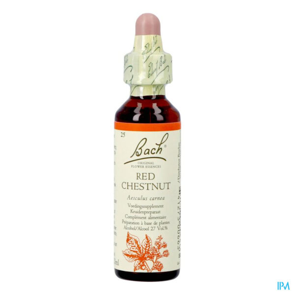 BACH ORIGINAL RED CHESNUT 20 ML     NR25