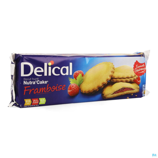 DELICAL NUTRA CAKE FRAMBOISE 3*3*45 G