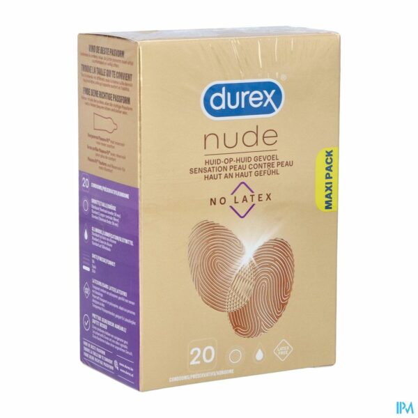 DUREX NUDE NO LATEX X20