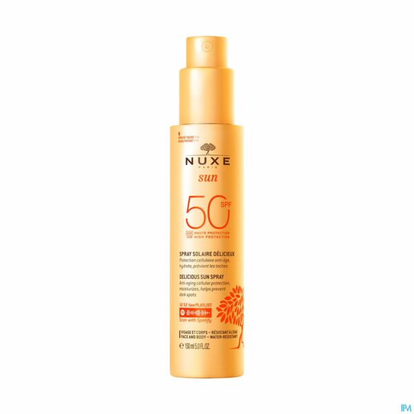 NUXE SUN SPRAY FOND HAUT PROT F50 150 ML