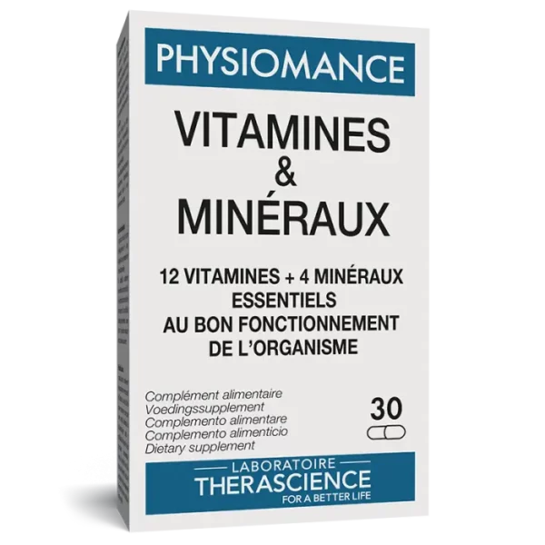 PHYSIOMANCE VITAMINES & MINERAUX 30CAPS
