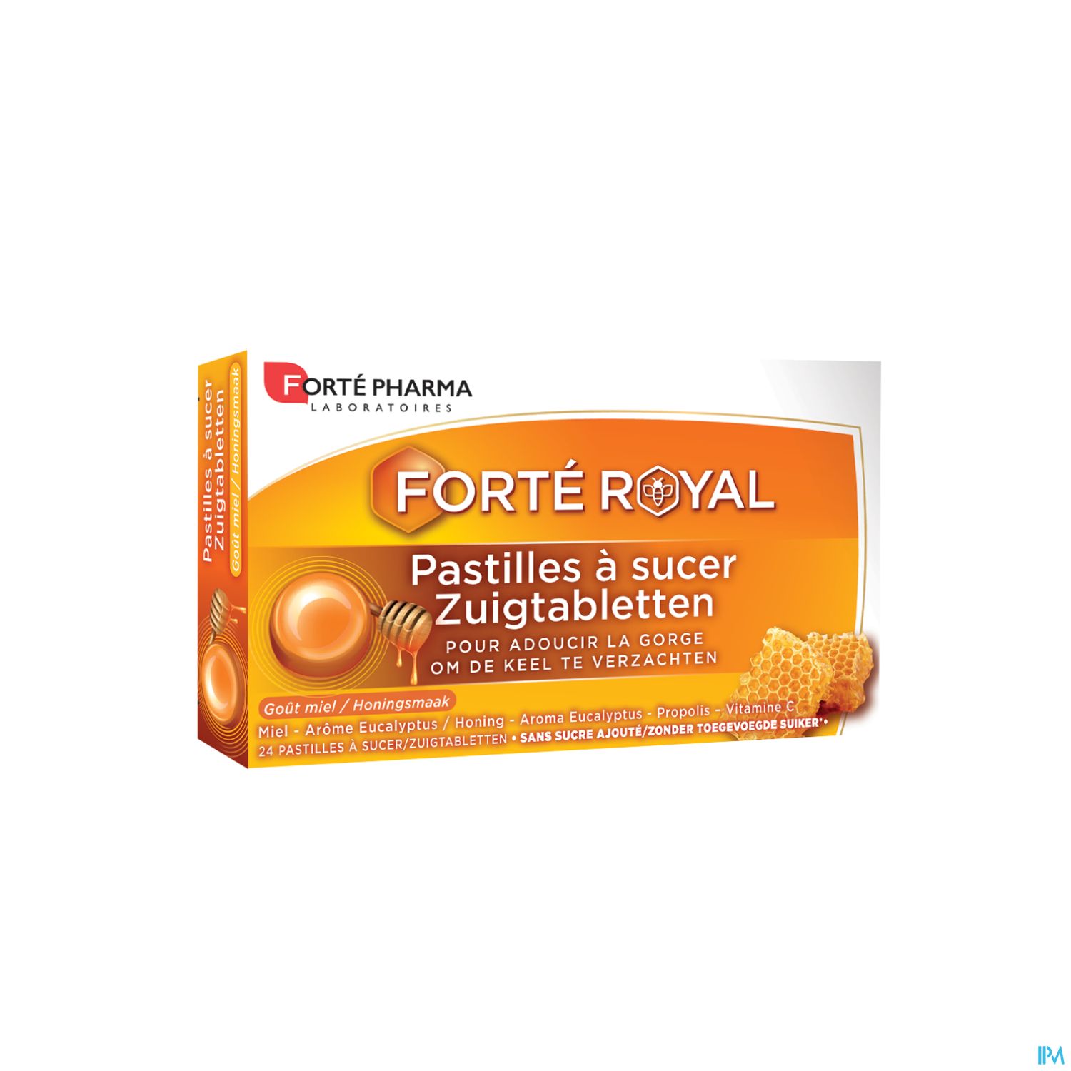 FORTE ROYAL PASTILLES GORGE MIEL 24 CPR