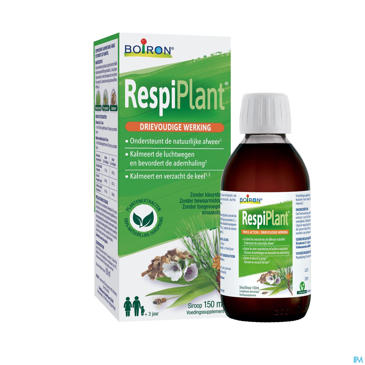 RESPIPLANT SIROP NEZ&GORGE 150ML BOIRON