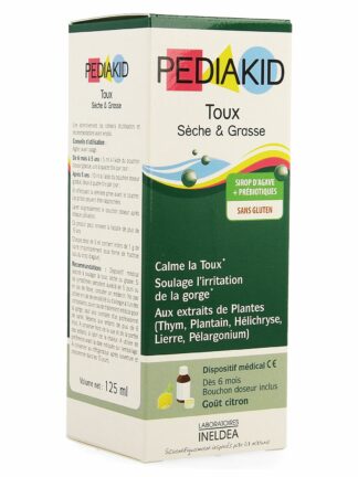 PEDIAKID TOUX SECHE & GRASSE 125 ML