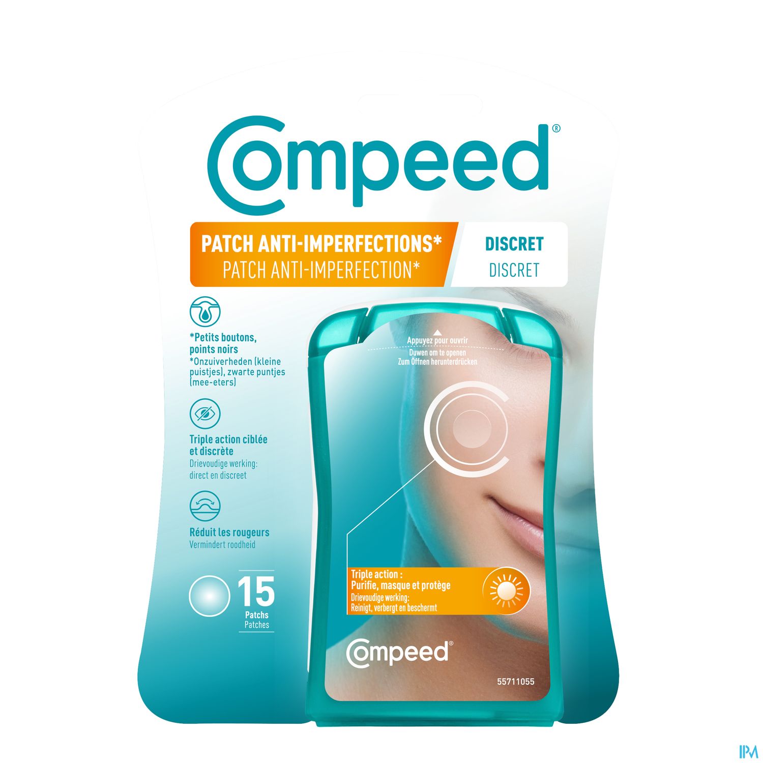 COMPEED PATCH ANTI-IMPERFECT DISCR. 15PC