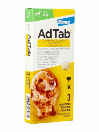 ADTAB 450MG CHIEN 3CPR A CROQ VET