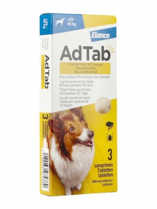 ADTAB 900MG CHIEN 3CPR A CROQ VET