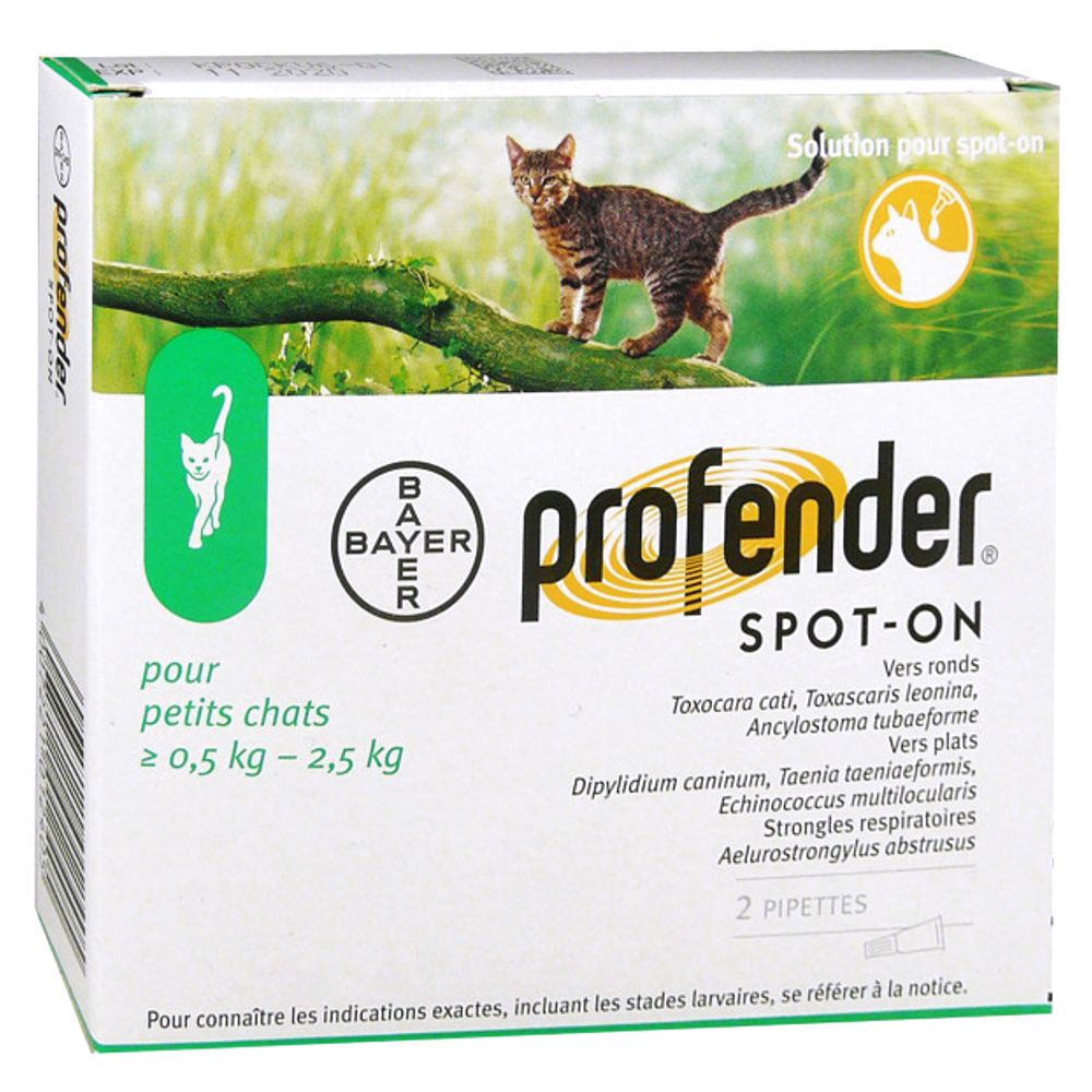 PROFENDER SPOT ON PETIT CHAT 2 PIP VET