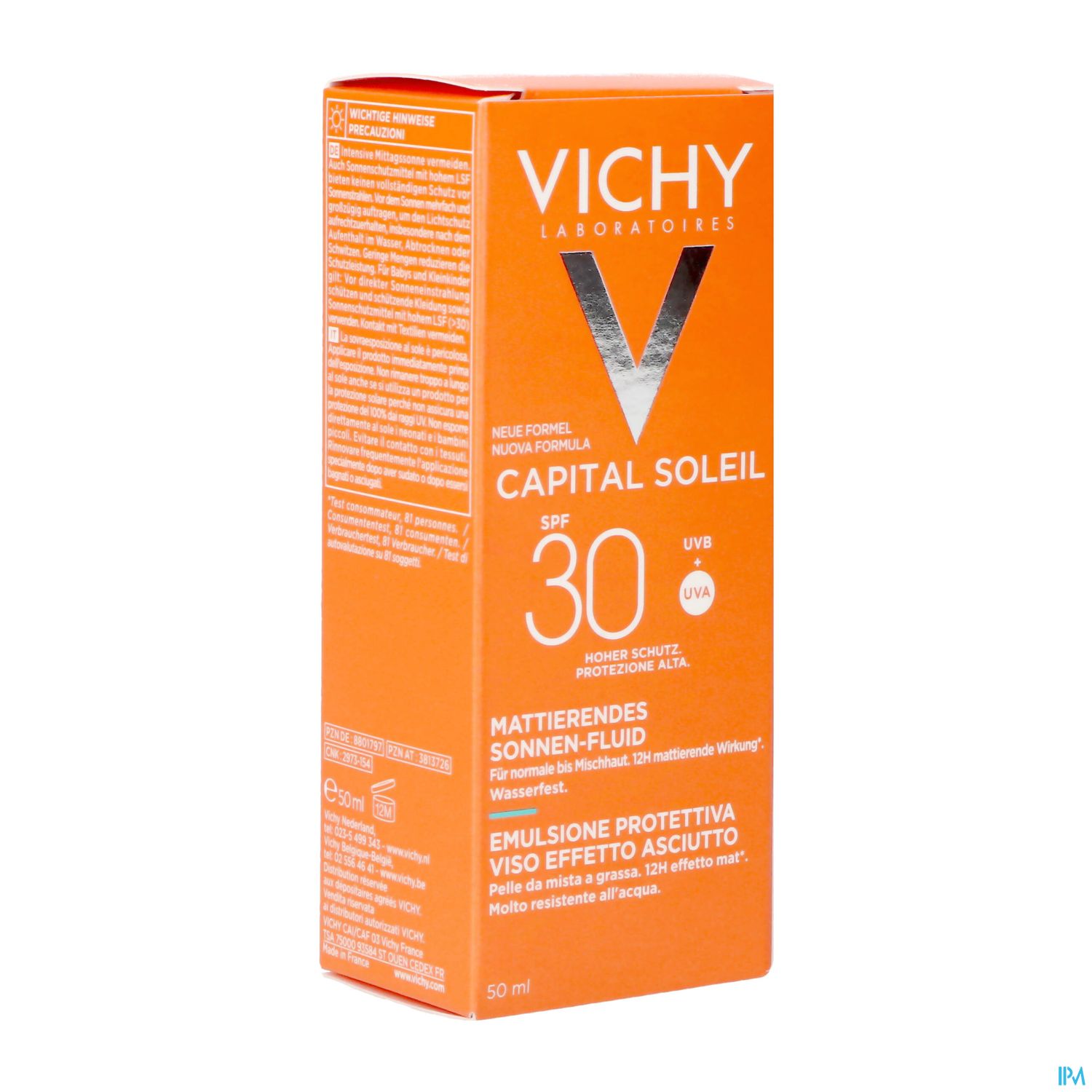 VICHY CAPITAL SOL F30 EMULS DRYTOUCH 50