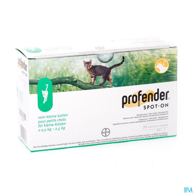 PROFENDER SPOT ON PETIT CHAT 20 PIP VET