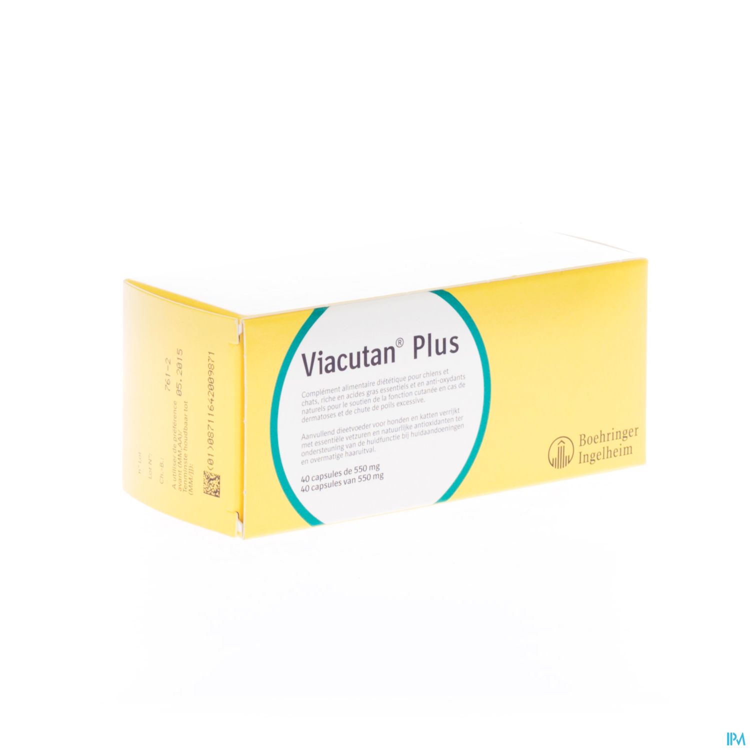 VIACUTAN PLUS 550 MG 40 CAPS VET