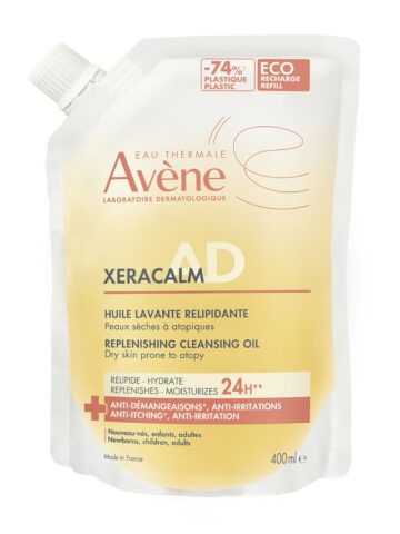 AVENE XERACALM AD HUILE LAV 400ML REFIL