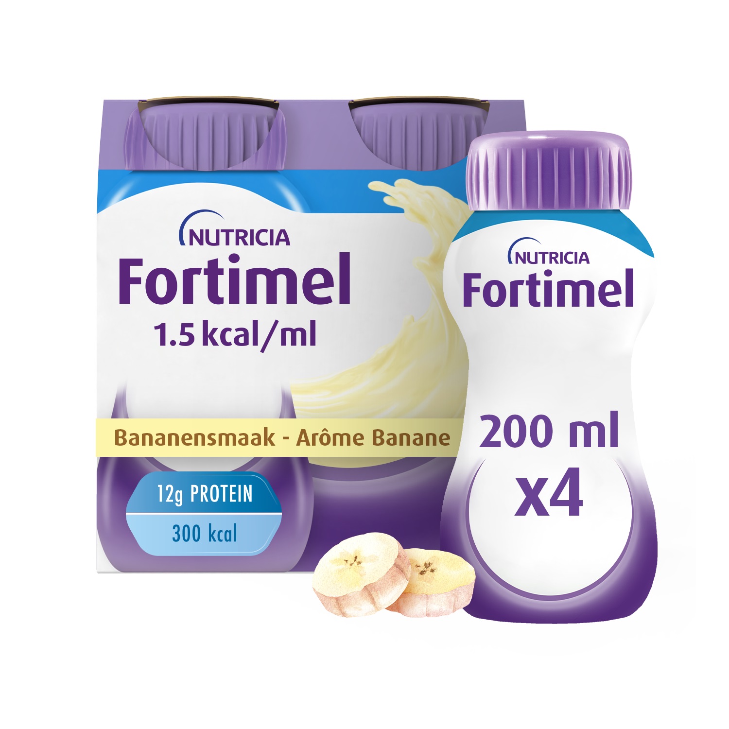 FORTIMEL 1,5KCAL BANANE 4*200ML
