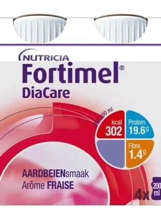 FORTIMEL DIACARE FRAISE 4*200ML