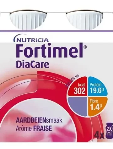 FORTIMEL DIACARE FRAISE 4*200ML